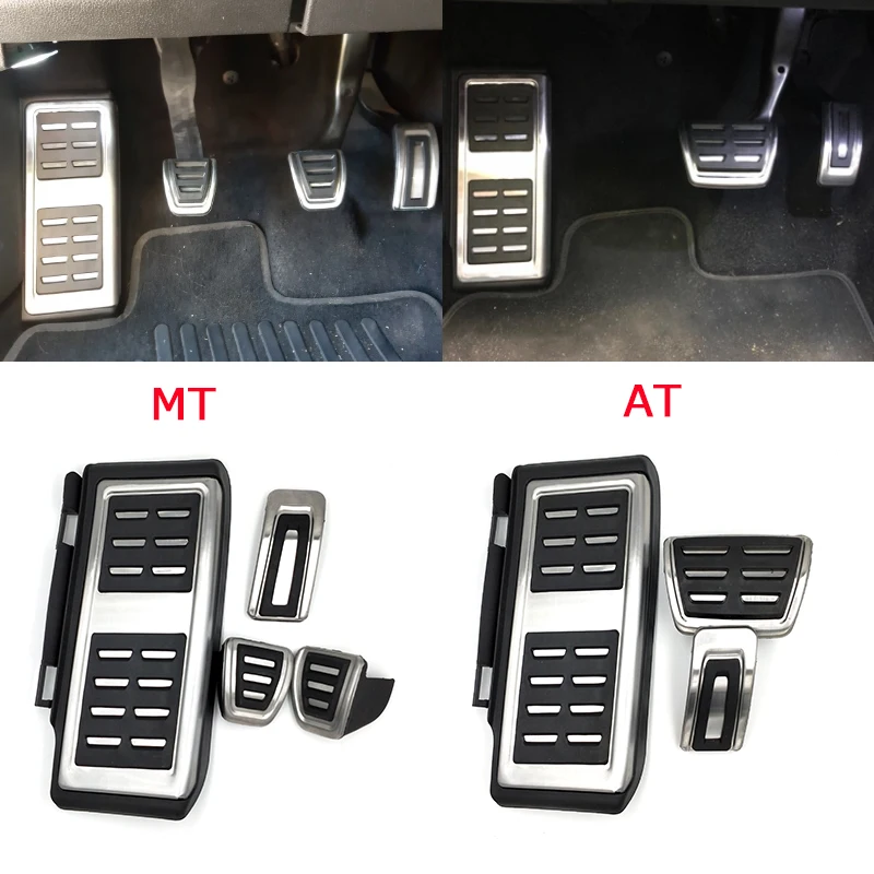 Педаль из нержавеющей стали для VW GOLF 7 GTi MK7 Lamando POLO A05 Passat B8 Skoda 5E Октавия Рапид 5F A7 2014