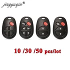 Jingyuqin 10 шт.лот для Toyota Highlander Sequoia Sienna Tacoma чехол для дистанционного ключа на замену 3456 кнопок