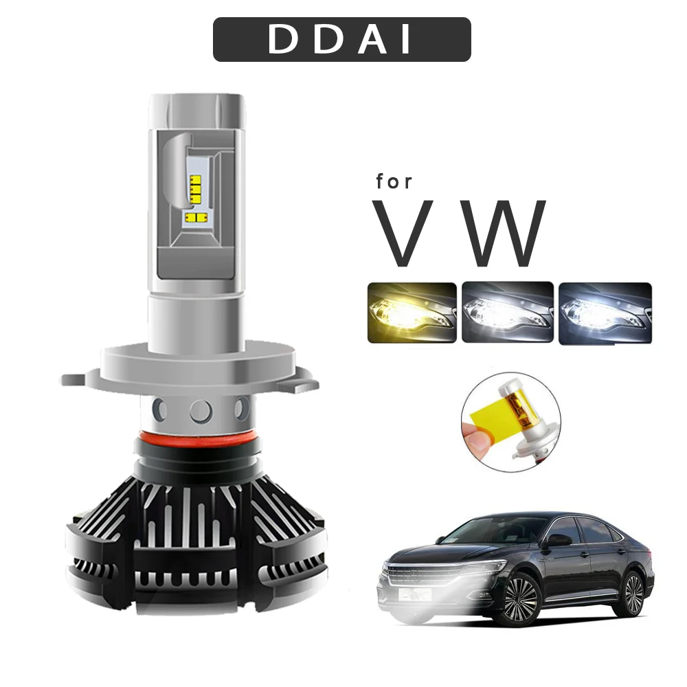 DDAI zes h7 led h1 h3 h4 h8 h11 hb4 автомобильный светильник для VW JETTA GOLF Sagita MAGOTAN Phaeton POLO canbus