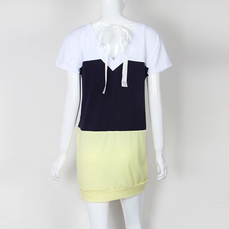 Kawaii Бандажное платье для женщин Большие размеры свободные в стиле пэчворк с