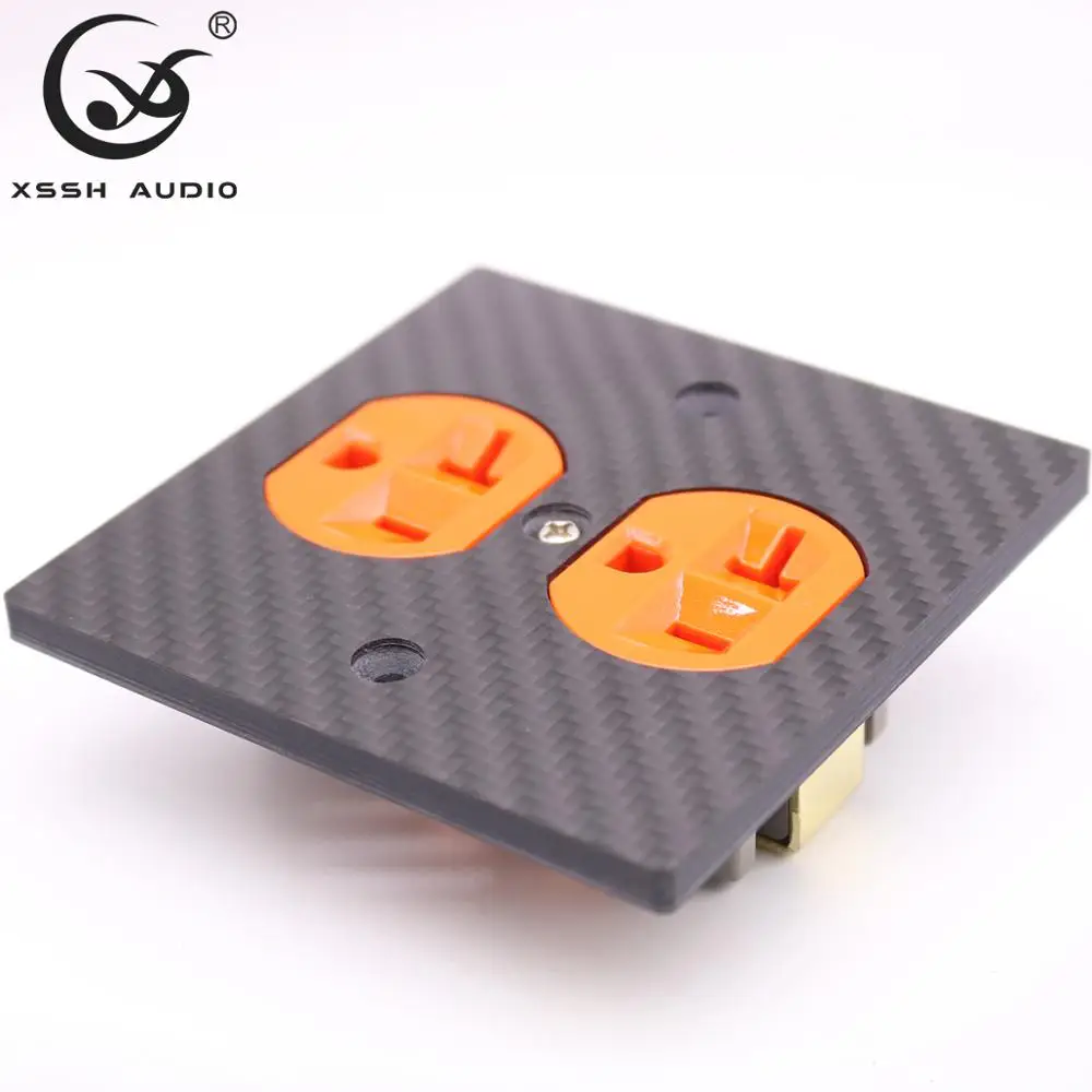2 * США KS-II # Мощность разъем Hi-end "сделай сам" Hi-Fi Медь покрытием 24k gold 20amp 20A 125V