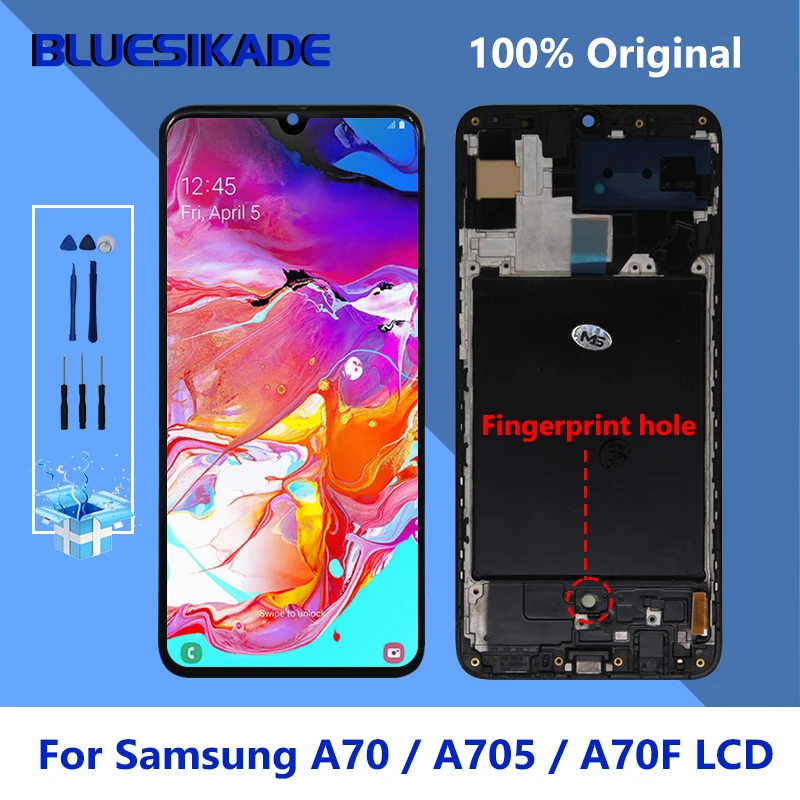 

6.7" Original For Samsung Galaxy A70 LCD Screen Touch Digitizer For Samsung A705 SM-A705FN/DS LCD Display Replacement Parts