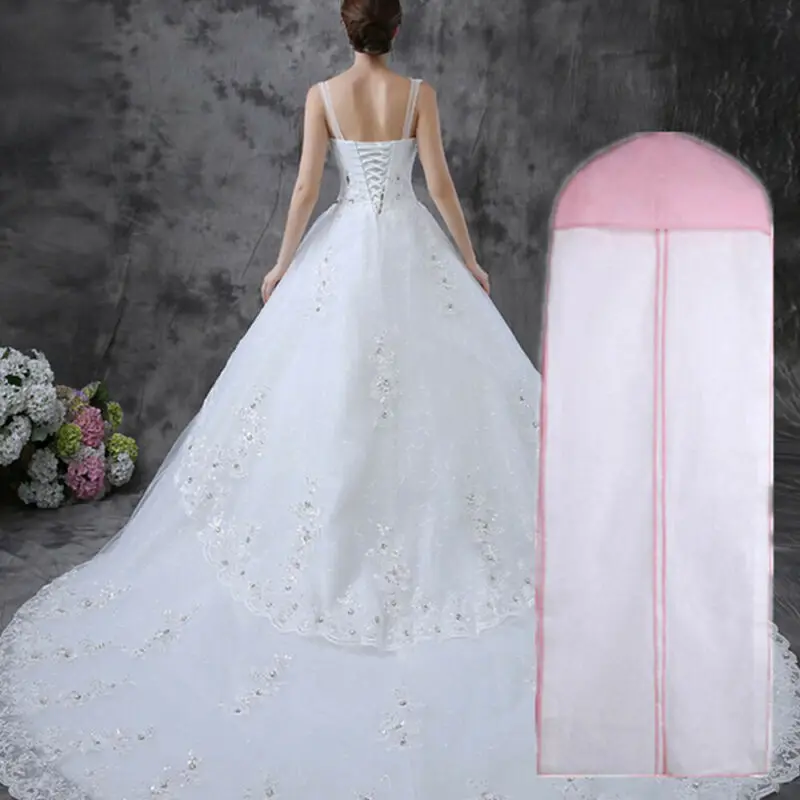 180 см свадебное платье одежда на молнии несущая пыленепроницаемый защитный чехол