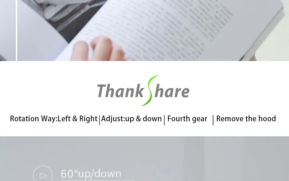 Перезаряжаемый Настольный вентилятор THANKSHARE, портативный ультра-тихий креативный электрический USB вентилятор, бесшумный мини настольный вентилятор для дома