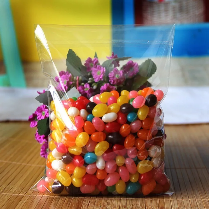 Прозрачный самоклеющийся OPP пластиковые упаковочные пакеты 200 шт/Партия