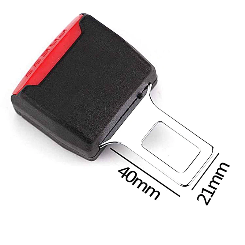 

Universal Car Seat Belt Buckle Clip Extender Plug Seat Belt Accessories Straight Lock Tongue Straight Insert-conventional 1.5