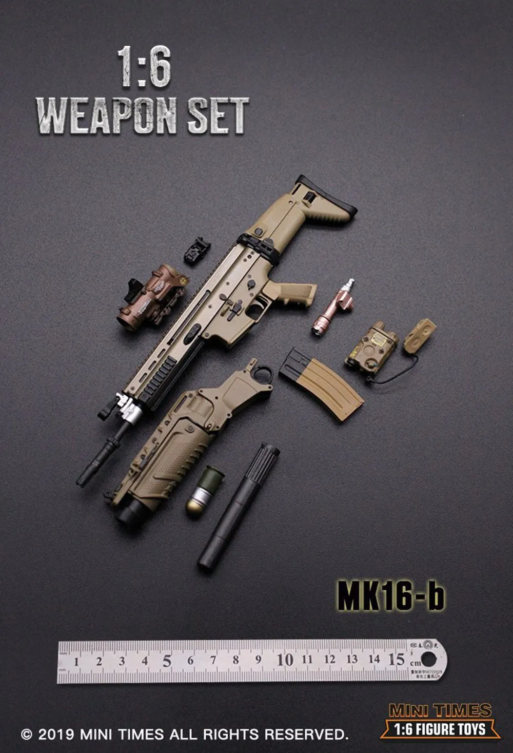 Мини раз игрушки 1/6 весы аксессуары для солдата оружие MK16 Штурмовая винтовка