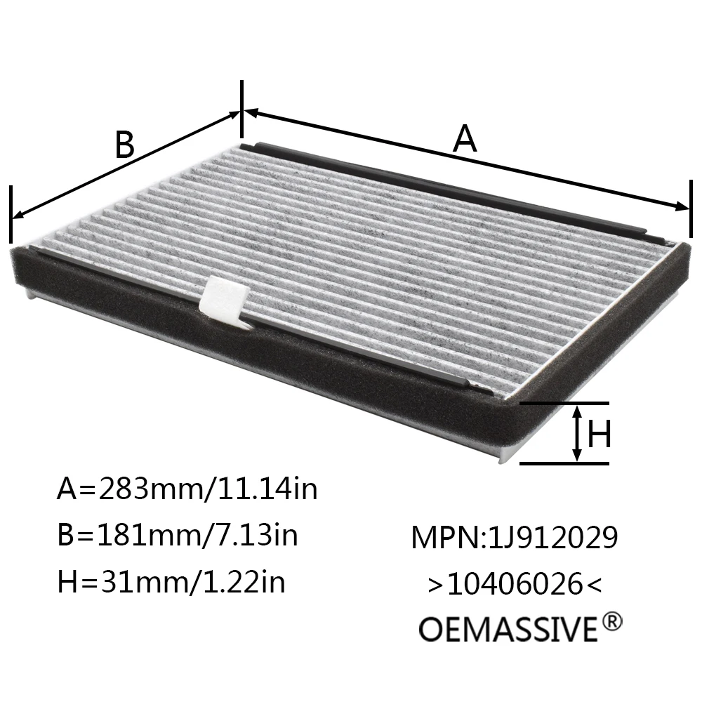 5-кратный автомобильный воздушный фильтр пыльцы салона 10406026 для Buick Century LaCrosse Regal