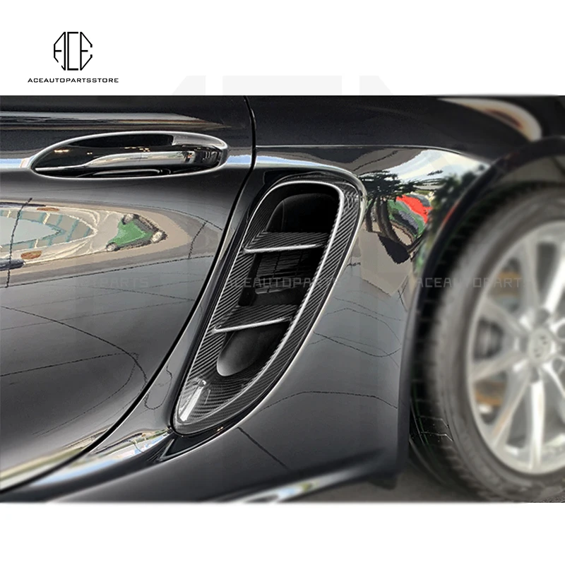 Боковое крыло из настоящего углеродного волокна Крышка вентиляционного