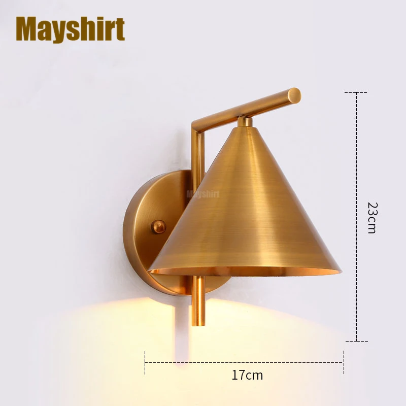 Vintage Wall Lamp Nordic Led Metal Sconce Light Fixtures Bathroom Bedroom Bedside Mirror Lights Home Industrial Decor | Лампы и