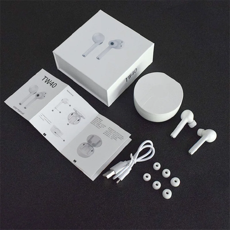 5 0 Bluetooth наушники TWS беспроводные с микрофоном спортивная водонепроницаемая