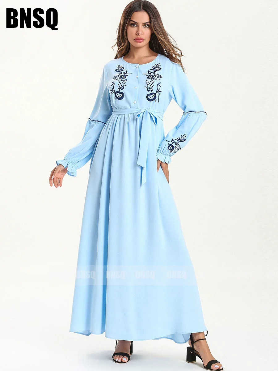BNSQ распродажа недорогие мусульманские платья Abayas Турция Пакистан Арабская