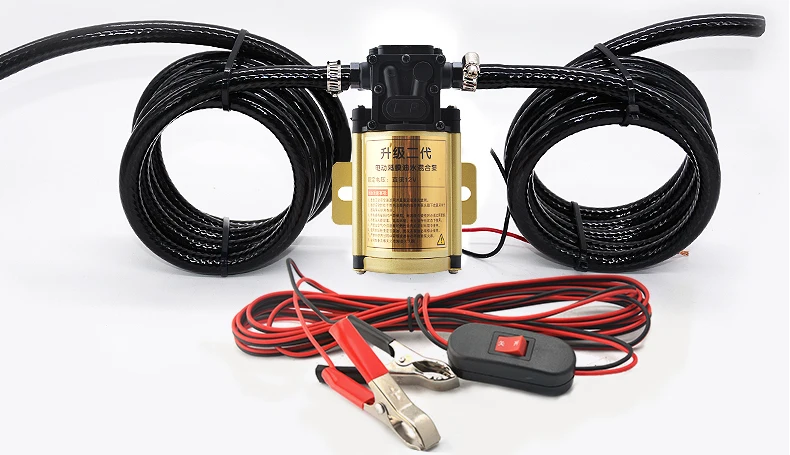 12V 24V Электрический бензиновый дизельный насос высокой мощности Универсальный самовсасывающий насос