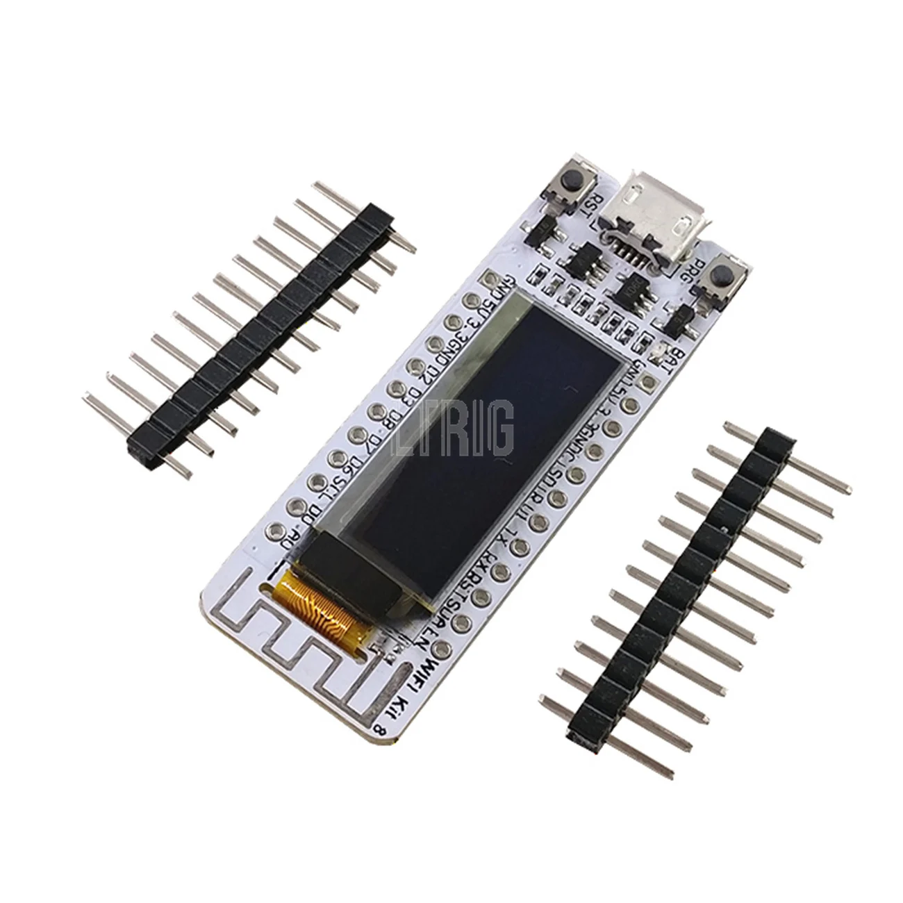 

LTRIG custom 1Pcs ESP8266 WIFI Chip 0.91 inch OLED CP2014 32 Mb Flash PCB Board for NodeMcu ESP 8266 IoT Module for Arduino IOT