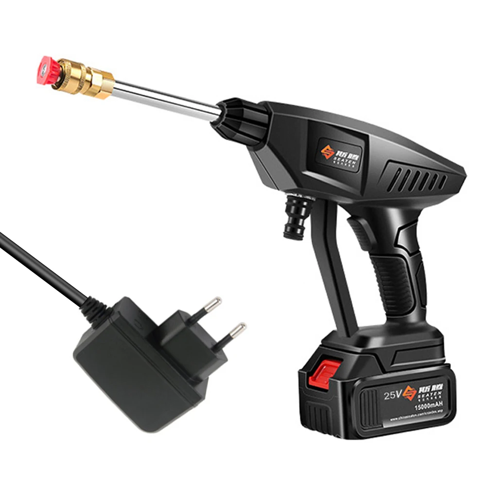 Продажа Бытовая Беспроводная Машина для мойки автомобилей высокого давления, 30 бар, портативный автомобильный мойщик с генератором пены