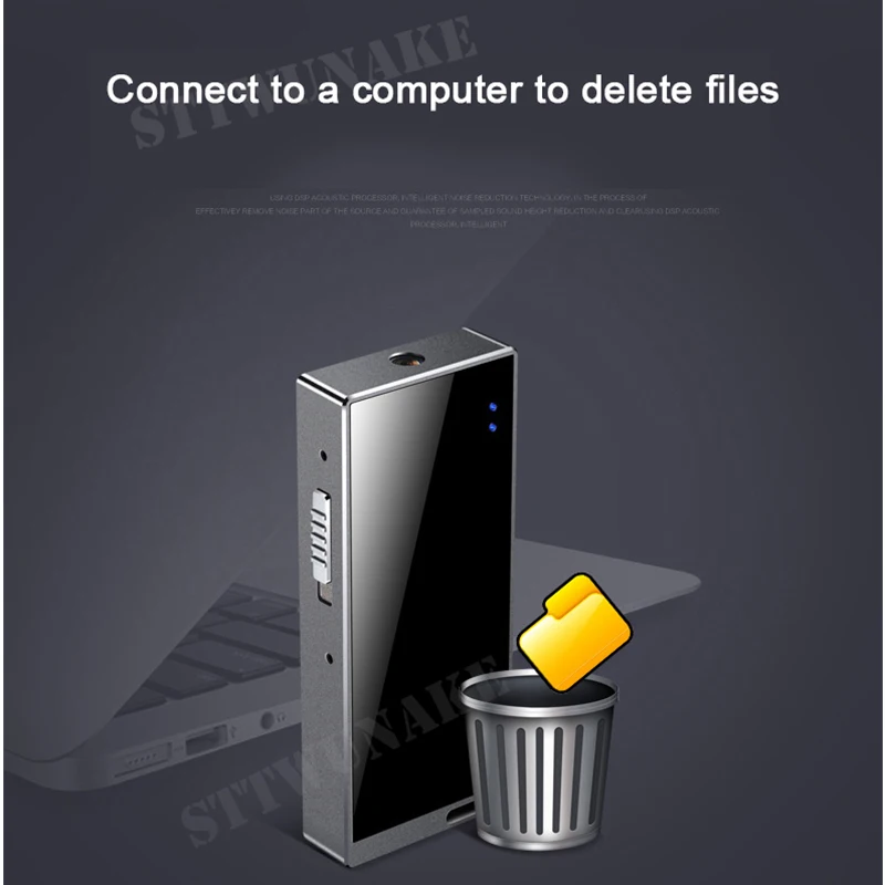 Мини-камера 1080P Профессиональный цифровой диктофон HD маленькая секретная