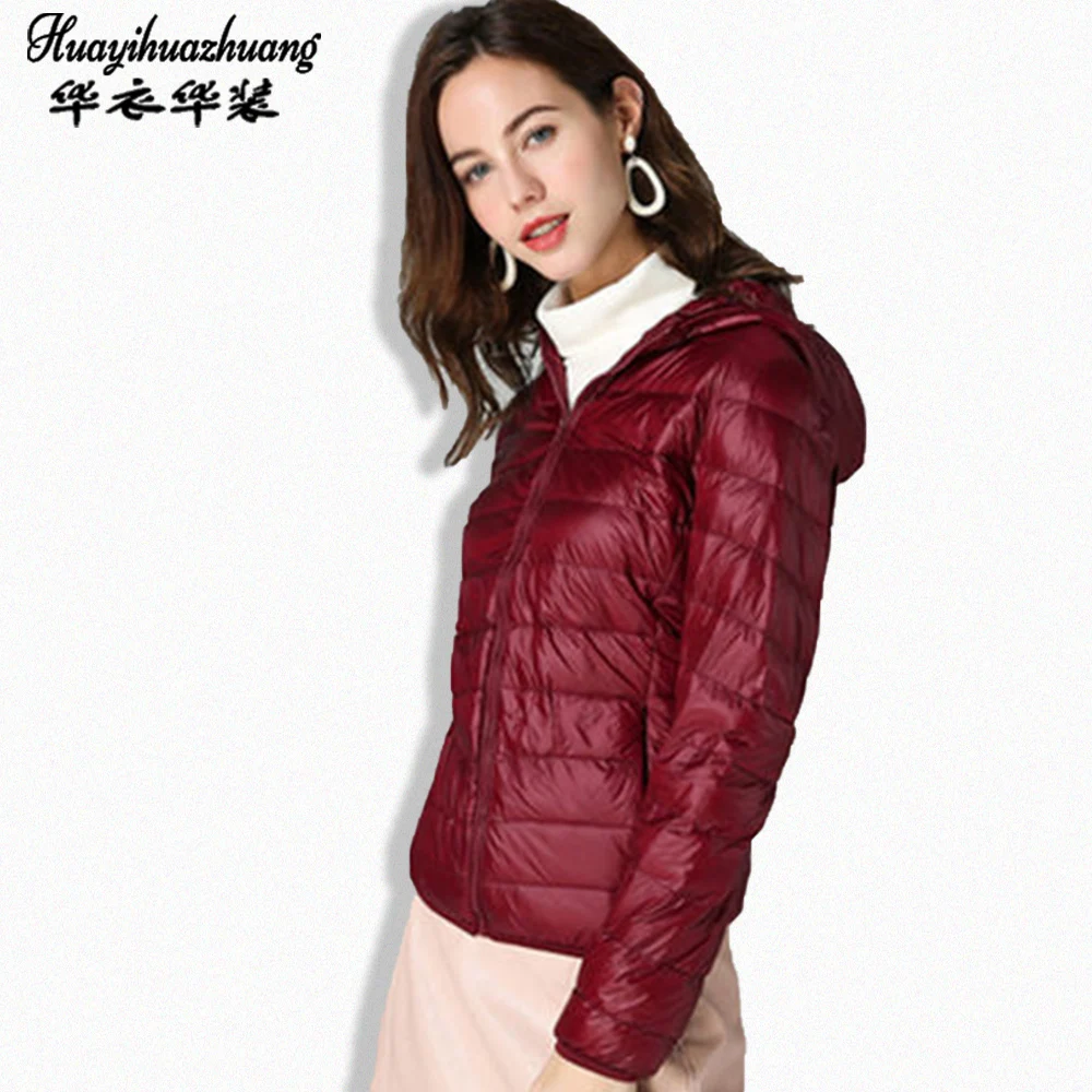 

6XL Women Coat Pocket Hooded Solid Female zipper Warm Thicken Down Jackets Loose Oversized Womens Short 2020 Autumn