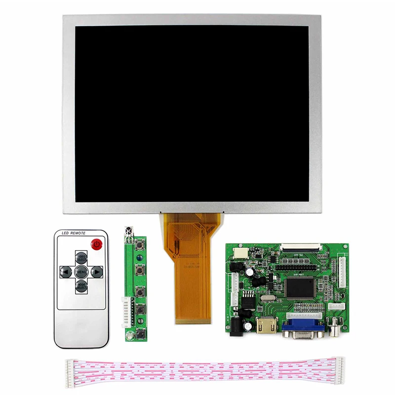 

8 дюймов EJ080NA-05B 800*600 ЖК-дисплей Дисплей TFT монитор Экран с VGA + HDMI совместимых с драйвер платы контроллера комплект