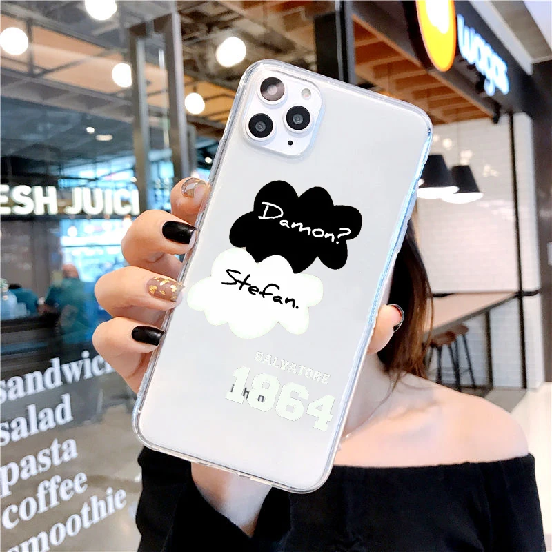 Мягкий чехол для телефона из ТПУ с дневниками вампира Стефаном деймоном