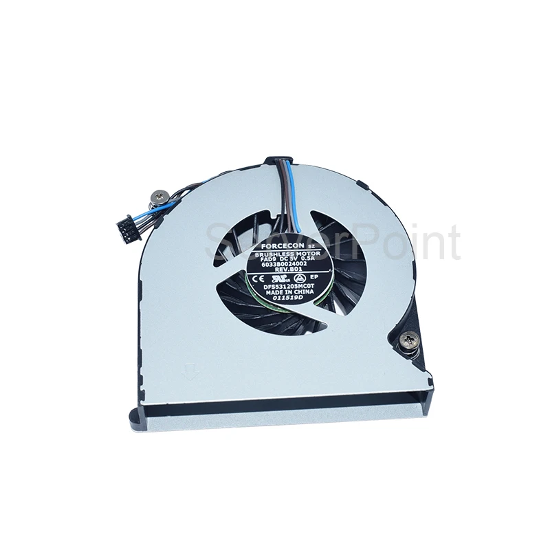 Новый 6033B0024002 DFS531205MC0T DC5V 0.5A REV.B01 4 проводной бесщеточный вентилятор двигателя