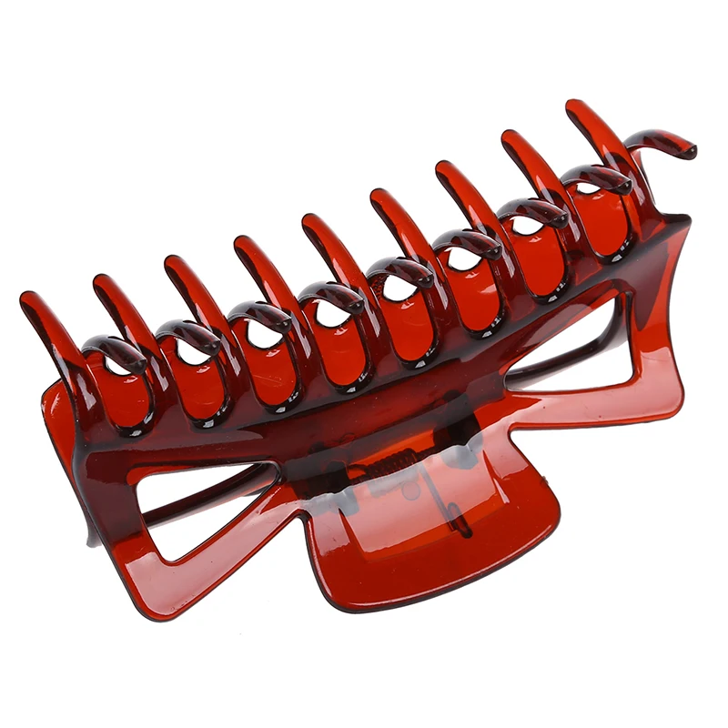 

Woman Brown Plastic Bath Hairclip Hair Clamp Claw Barrette