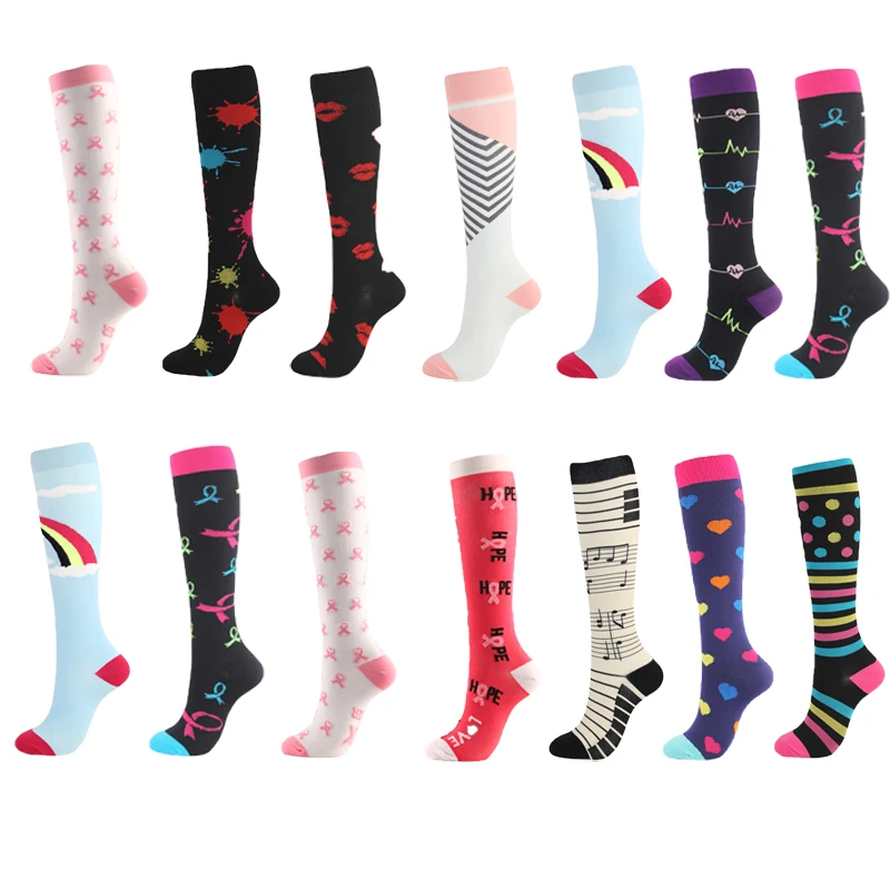 

Unisex Compression Stockings Cycling Socks Suitable For Puffiness, Varicose Veins, Marathon Running Socks, Diabetic Cycling Sock