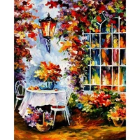 amtmbs colorings by numbers in the garden drawing on canvas handpainted art portrait diy oil paint by numbers home decor