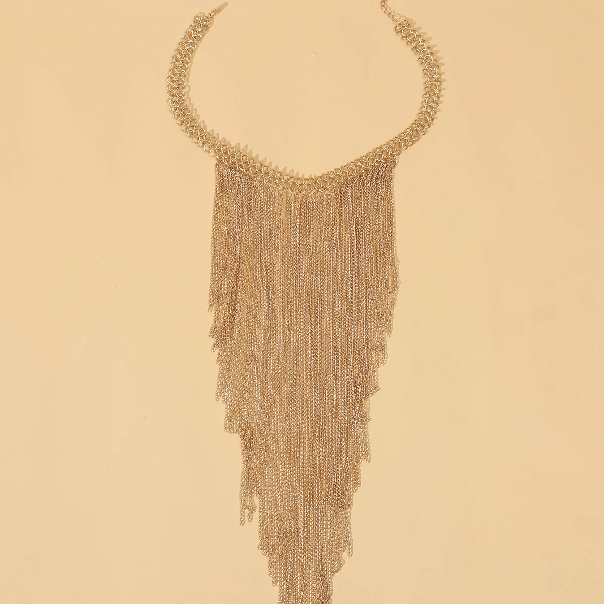 

2021 Vintage Necklaces Women Trendy Maxi Clavicle Necklace Long Tassel Necklace