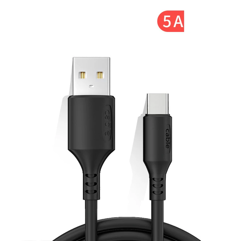

3A Liquid Silicone Micro USB Type C Cable 1.2M for Xiaomi Samsung Huawei Fast Charging Mobile Phone Data Cable
