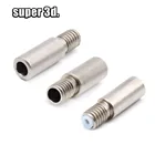 2 шт. V6 двойная горловина 23 мм 1,753 мм 4,1 мм с ptfe или цельнометаллическим для 3D-принтера экструдер Chimera двойной hotend J-head Heat break