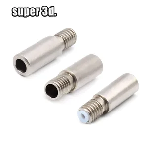 2 шт. V6 двойная горловина 23 мм 1,753 мм 4,1 мм с ptfe или цельнометаллическим для 3D-принтера экструдер Chimera двойной hotend J-head Heat break