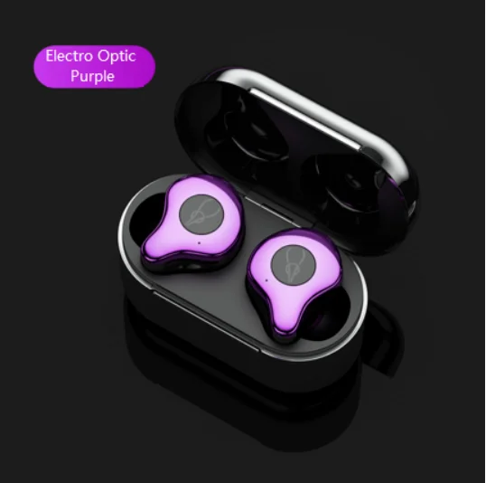 Electro-optic violet Sabbat E12, ультра Bluetooth наушники, 5,0 TWS, Bluetooth наушники, спортивные наушники-вкладыши, водонепроницаемые наушники, Беспроводная зарядка - Цвет: Electro-optic violet