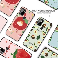 cute cartoon fruit matter soft silicone tpu phone case for samsung note 20 ultra note 10 lite s21 ultra s20 fe s10 s9 s8 s7 s6