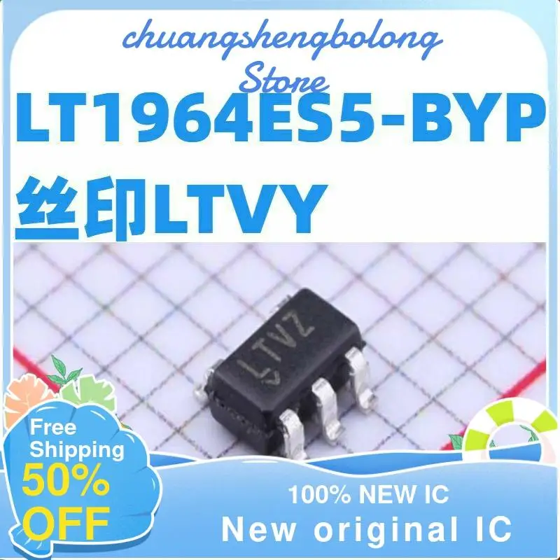

10-200PCS LT1964ES5-BYP LT1964ES5 LTVY New original IC