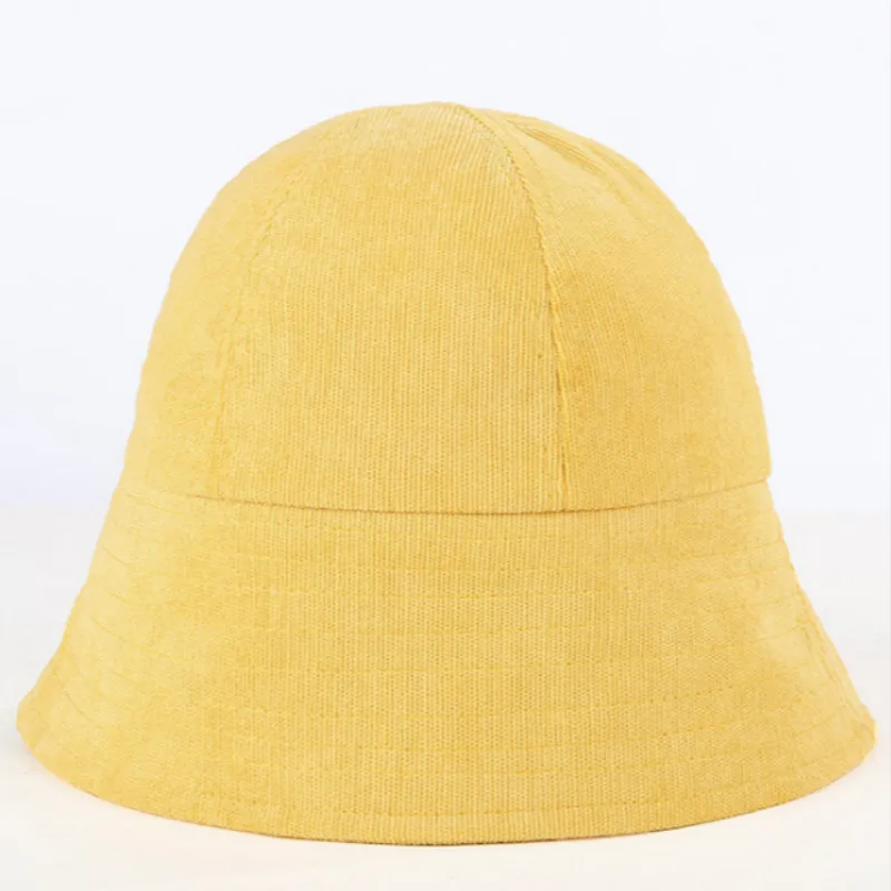 Вельветовая купольная Панама для женщин весенне-осенняя Женская Рыболовная