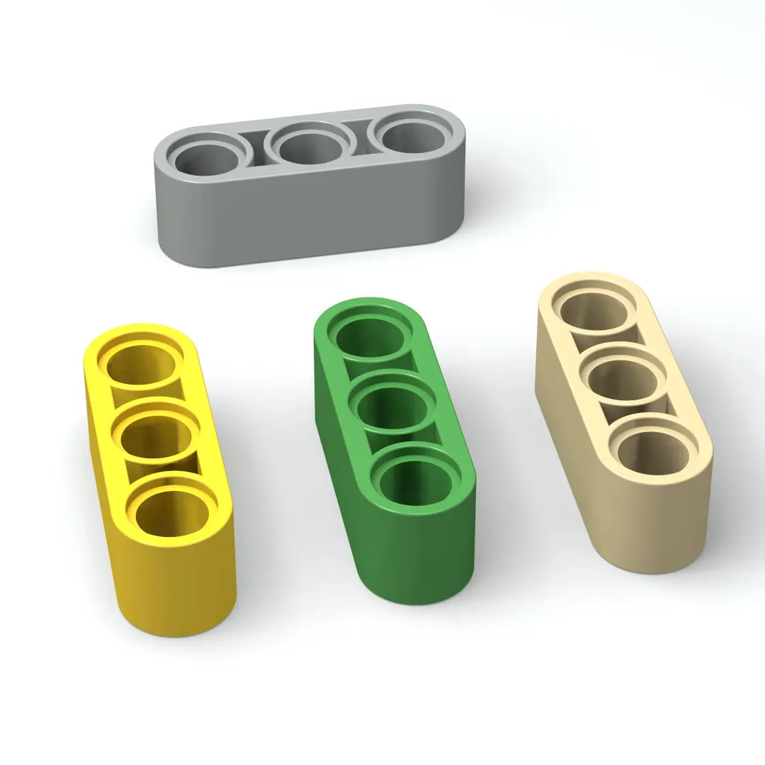 

140 шт. строительные блоки moc детали подъемник толстый 1x3 Совместимые бренды креативные образовательные сборы игрушка подарок 32523