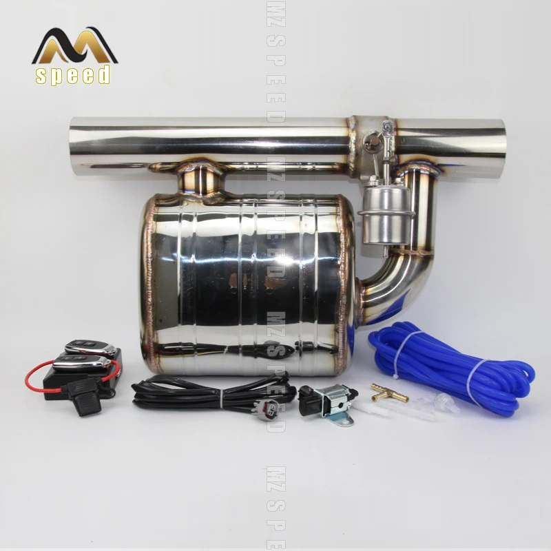 Глушитель выхлопной трубы с дистанционным управлением из нержавеющей стали 304 |