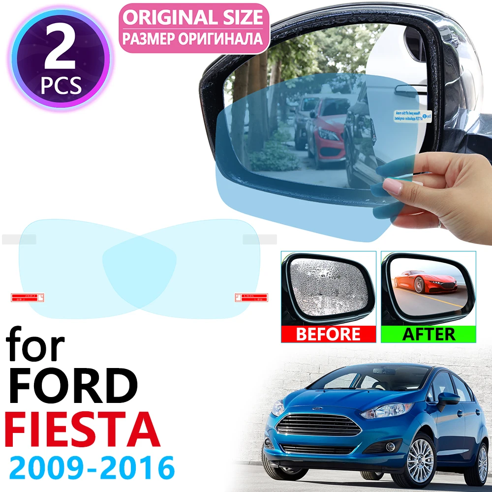 Для Ford Fiesta MK7 ST 2009 ~ 2016 полное покрытие зеркало заднего вида противотуманная