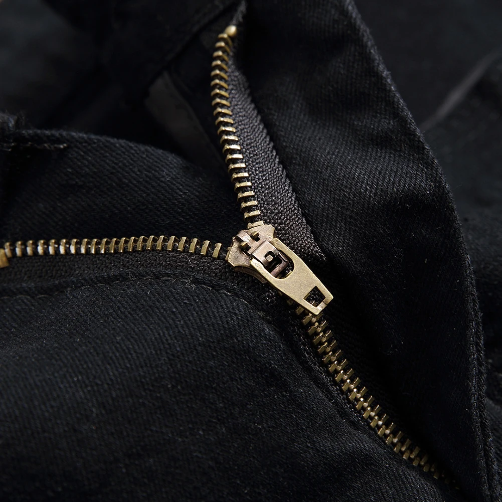 Модные мужские джинсы 2020 облегающие с потертостями однотонные зауженные прямые