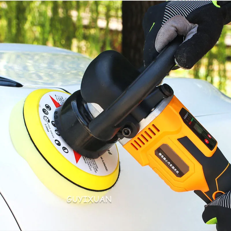 

Car waxing machine lithium battery eccentric vibration polishing machine seven-speed digital display variable speed