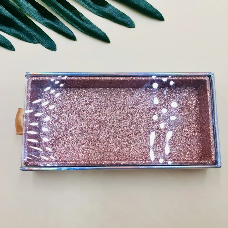 Rose Gold Новые блестящие Ресницы упаковка 10 шт/партия пустая коробка для ресниц Длинные Накладные ресницы - Цвет: Rose Gold