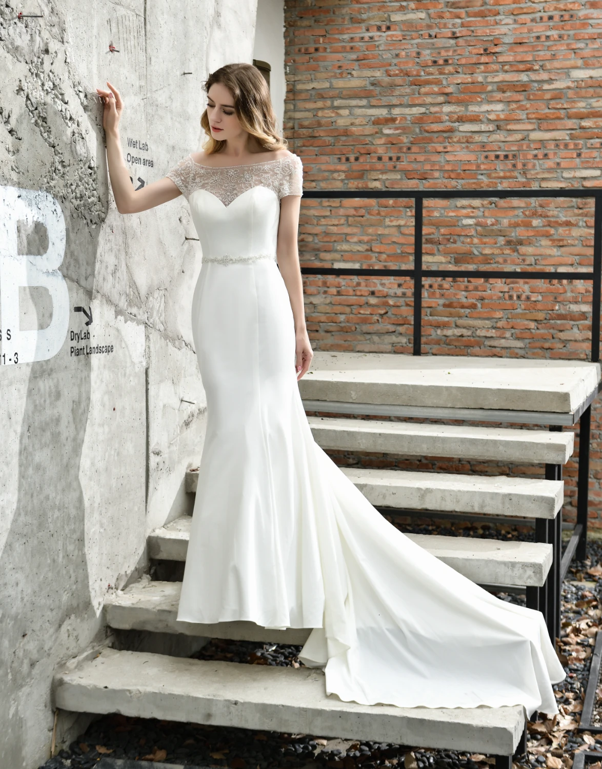 Vivian's Bridal Роскошный Кристалл Бисероплетение пышное свадебное платье винтажное