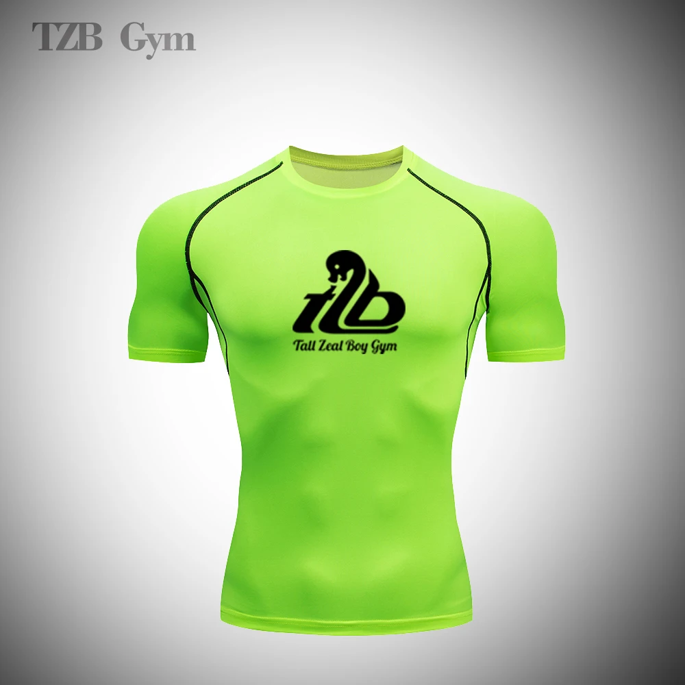 

Men's Sports T Shirt Gym Fitness MMA Sports Training Suit Rashguard Compression Quick Drying Sportswear Running Men's T Shirt