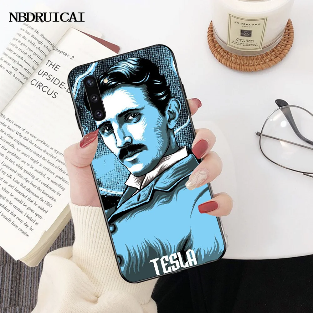 NBDRUICAI Nikola Tesla чехол черный мягкий для телефона Samsung Note 3 4 5 7 8 9 10 pro M10 20 30 | Мобильные