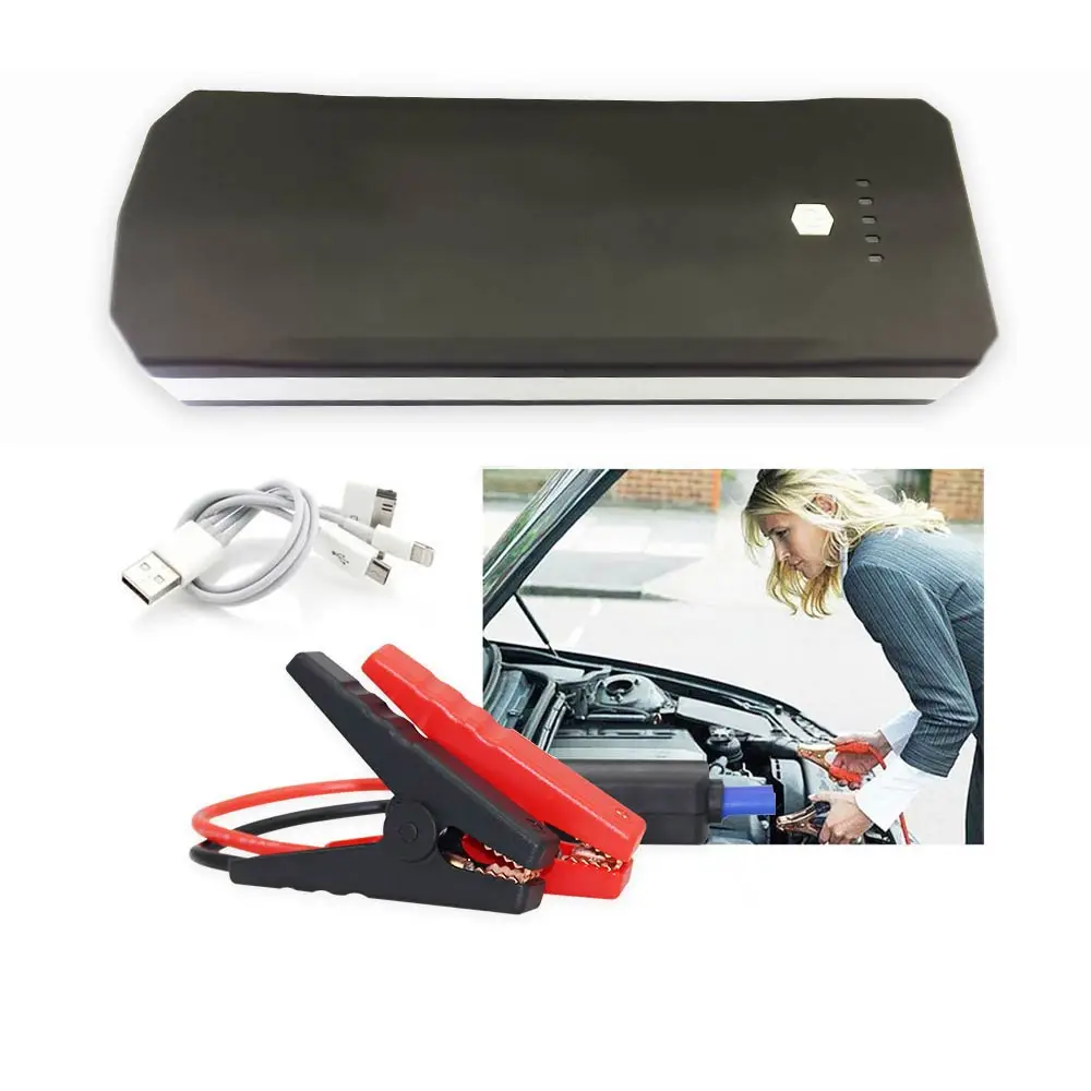 12v car jumper mobile starter with sos light mobile phone charge multi function car booster pack free global shipping