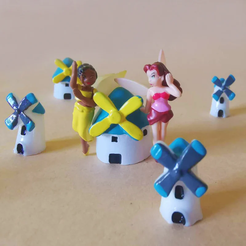 Оптовая продажа ~ 10 шт. ветряная мельница/Сказочный Садовый Гном/Террариум с мхом