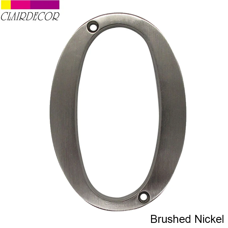 Metal Number Door Address Number Zinc Alloy Screw Mounted Ou