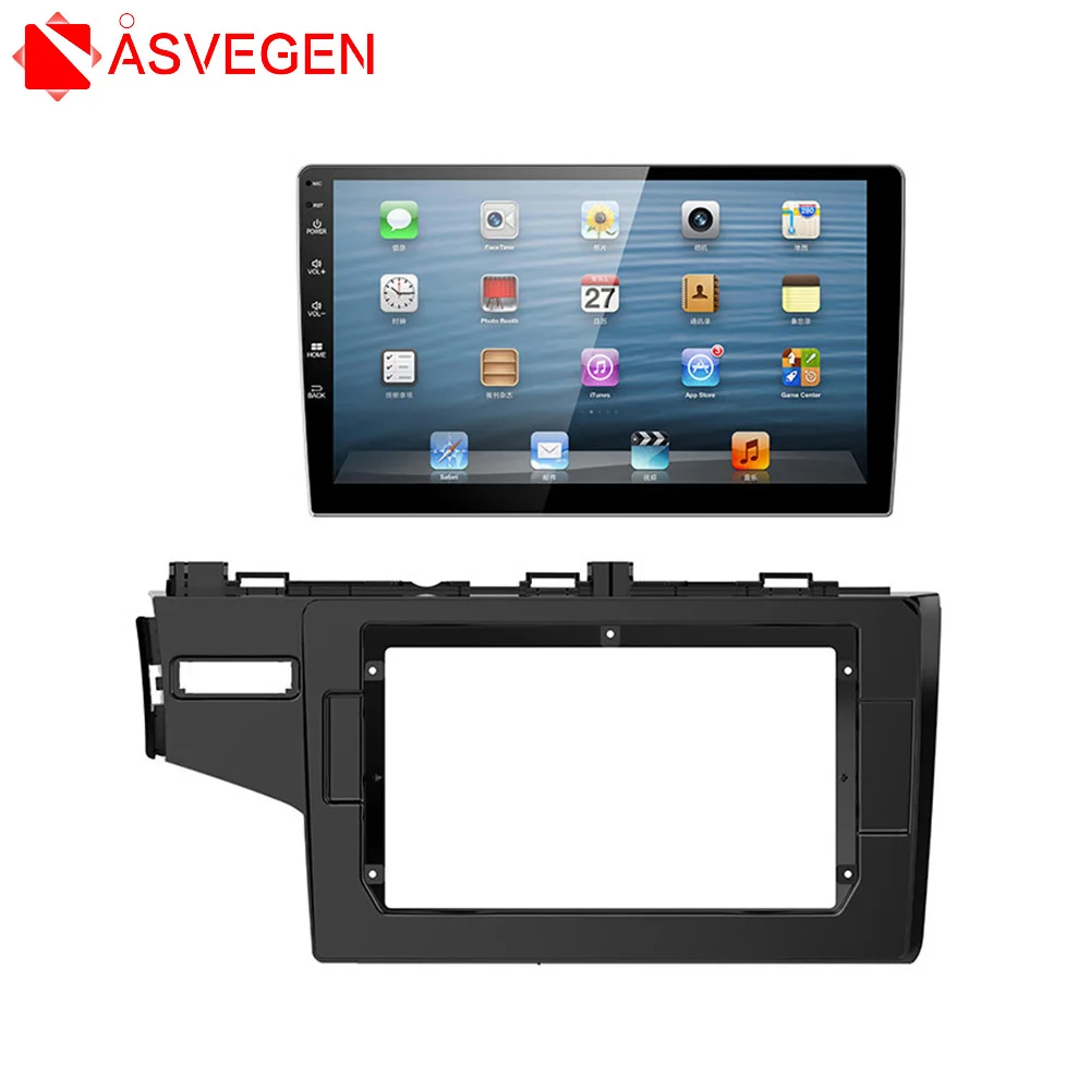 10.1 Inch Car Fascia For Honda Fit Fascias Audio Fitting Adaptor Panel Frame DVD Dashboard | Автомобили и мотоциклы