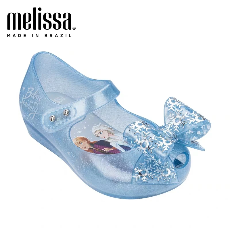 Мини Melissa 2020 зимние сандалии принцессы детские дышащие мягкие пляжные тапочки
