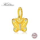 Подвеска в виде бабочки KALETINE из стерлингового серебра 925 пробы, Подвески для изготовления ювелирных изделий, подходящий браслет, женские ожерелья, рождественский подарок